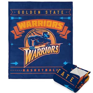 NBA Hardwood Classics Warriors Silk Touch Sherpa Throw