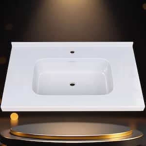 Zeafive Foia 36 in.W x 22 in.D Solid Surface Rectangular Single