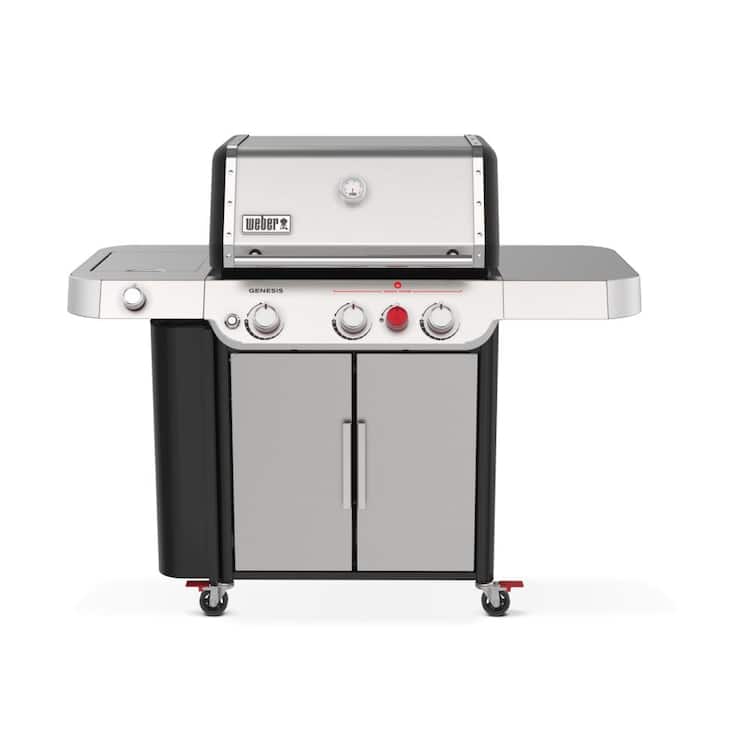 Weber Genesis S-335 3-Burner Liquid Propane Gas Grill in Stainless Steel