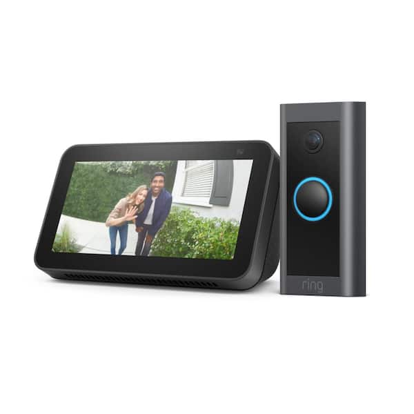 Ring - Wi-Fi Video Doorbell - Wired - Black