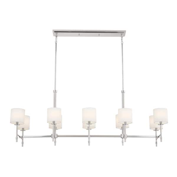Kichler Ali 8-Light Polished Nickel Traditional Chandelier