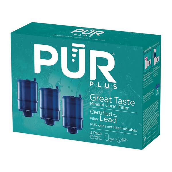 PUR Mineralclear Faucet 3 Stage Refill Filters 6 Pack RF-9999 SEALED New 