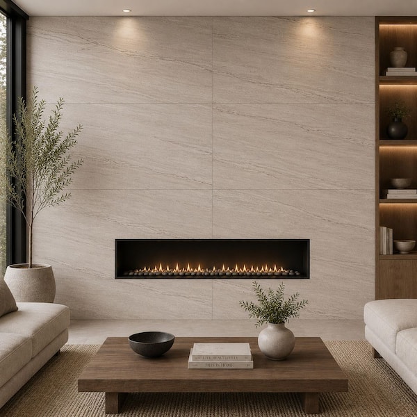 MSI Malvera Cream 24 in. x 48 in. Lapato Porcelain Travertine Look