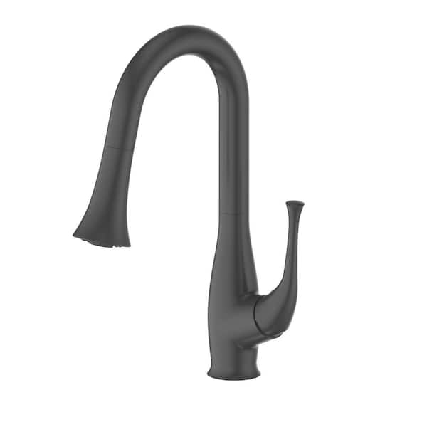 ZLINE Kitchen and Bath ZLINE Shakespeare Kitchen Faucet in Matte Black (SHK-KF-MB)