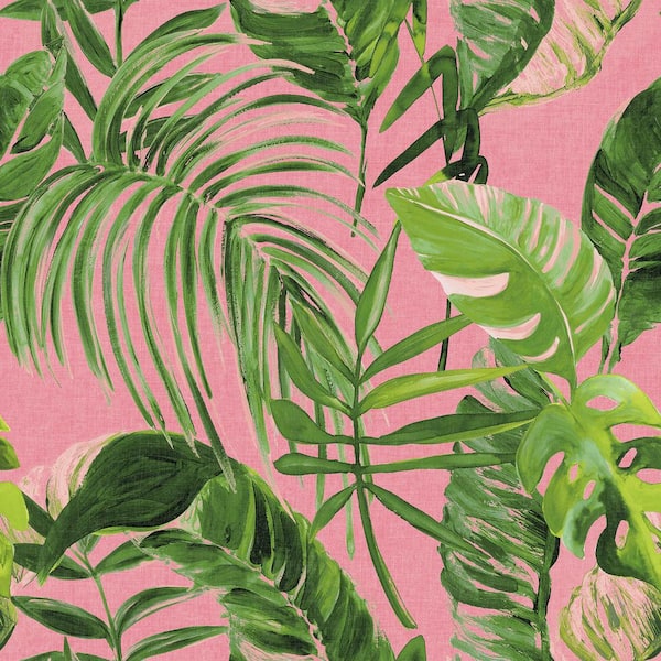 OhPopsi Grover Pink Palmera Wallpaper