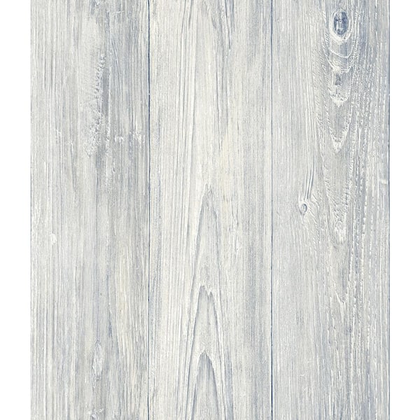 Chesapeake Mapleton Light Grey Shiplap Paper Strippable Roll (Covers 56.4 sq. ft.)