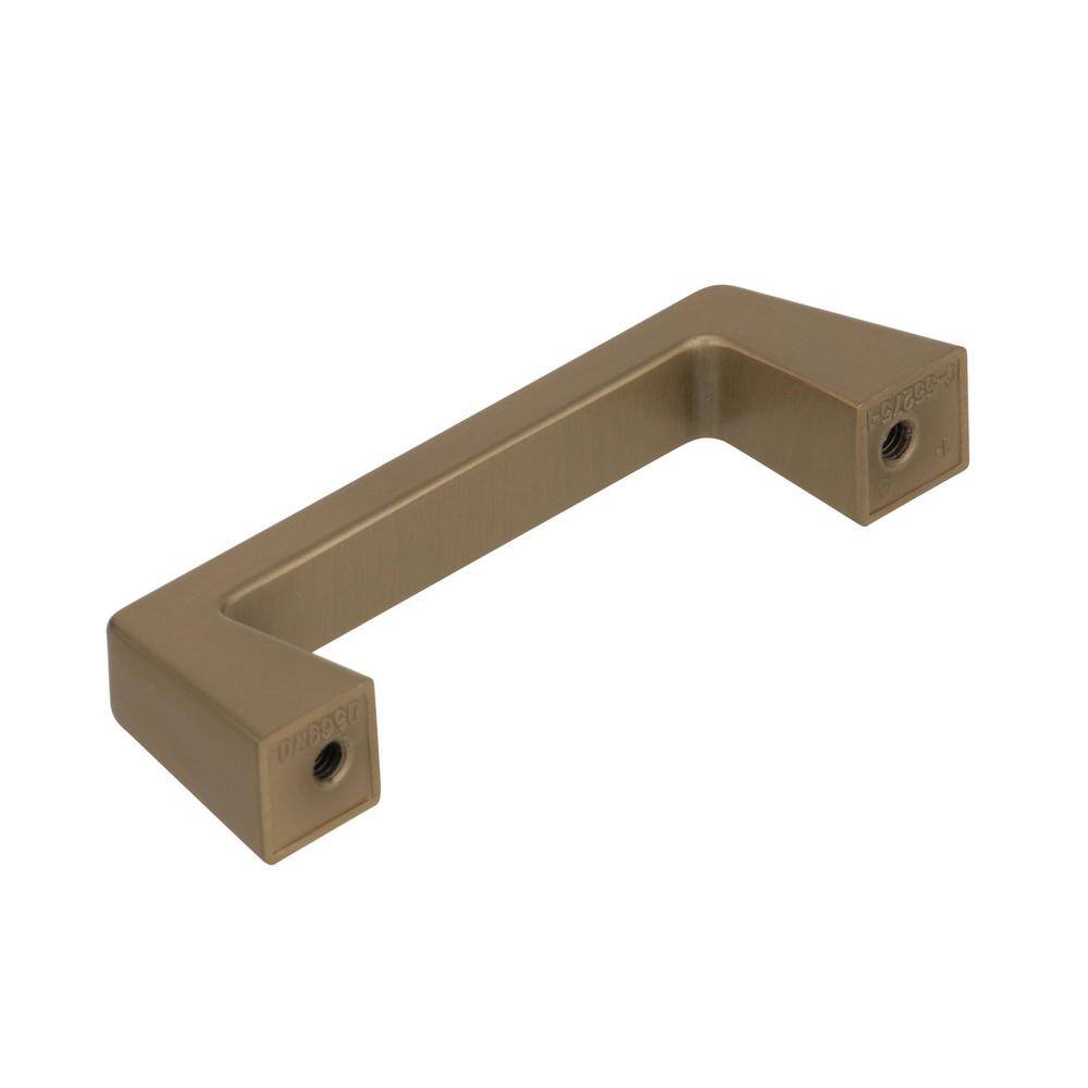 Golden Champagne 3" Matte Modern Cabinet Pull
