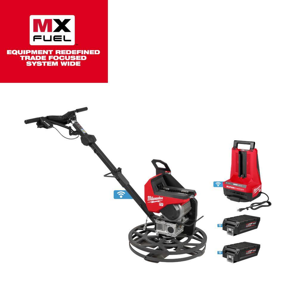 Milwaukee MX FUEL LithiumIon Cordless 24 in. WalkBehind Edging Trowel