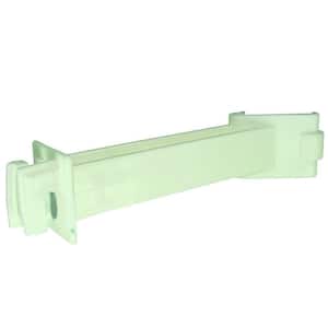 T-Post - 5 in. White Reverse Extension Insulator - Polywire