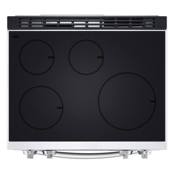 LG Studio 30 in. 6.3 cu. ft. Smart Air Fry Convection Oven Slide-In  Electric Range with 5 Induction Zones - Stainless Steel