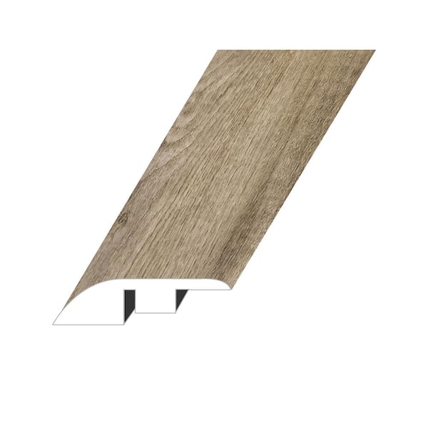 null Paragon District Grey 0.6 in. Thick x 1.8 in. W x 94.5 in. L SPC Vinyl Reducer Molding