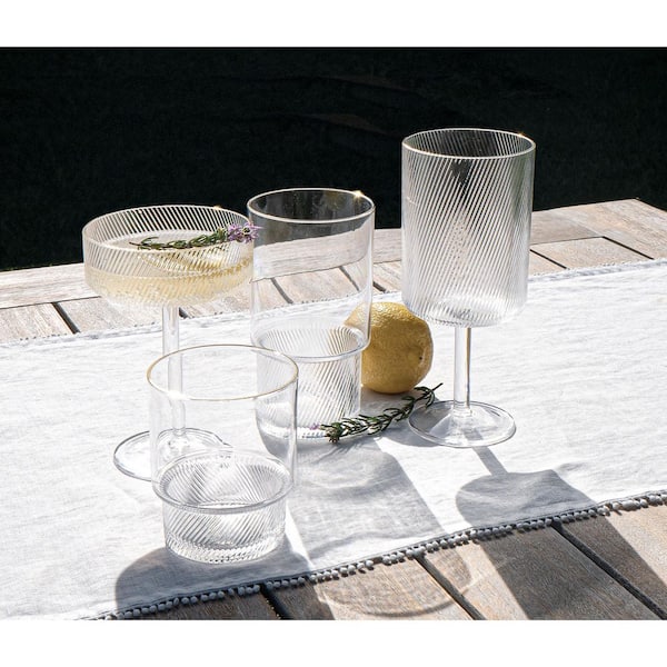 mikasa wine glass Mikasa Cheers Metallic Gold Set Of 4 14Oz Wine Glasses – CookServeEnjoy