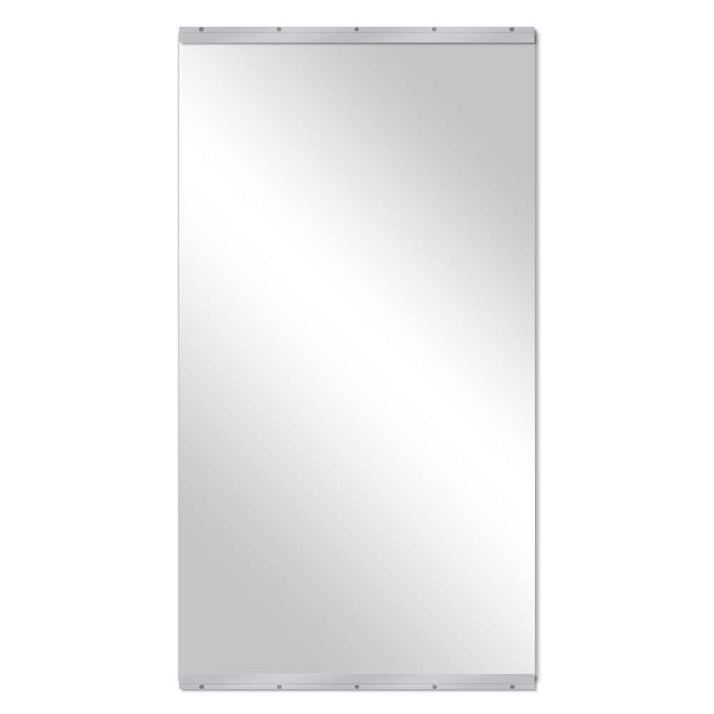 LuxHomez Extra-Large 46 in. W x 84 in. H Rectangular Frameless
