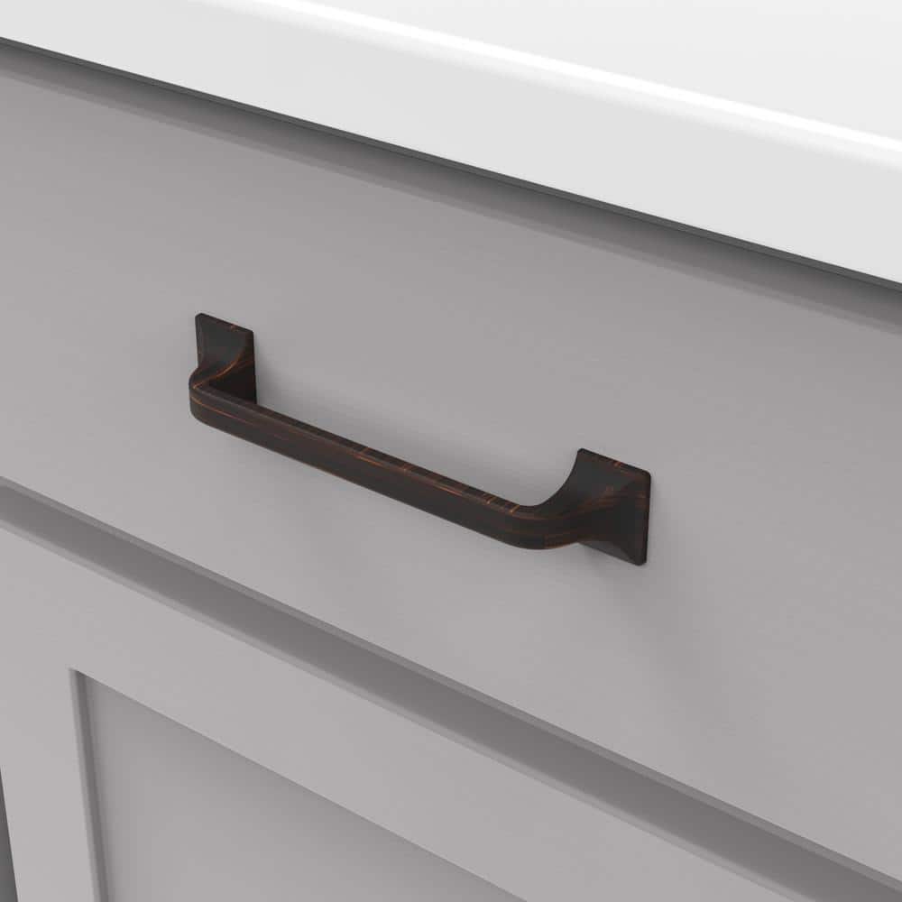 Vintage Bronze Modern Farmhouse Cabinet Drawer Pulls, 5-1/16 Inch