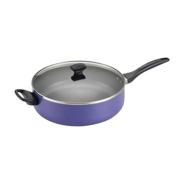 Farberware 6 Qt. Nonstick Aluminum Saute Pan with Lid