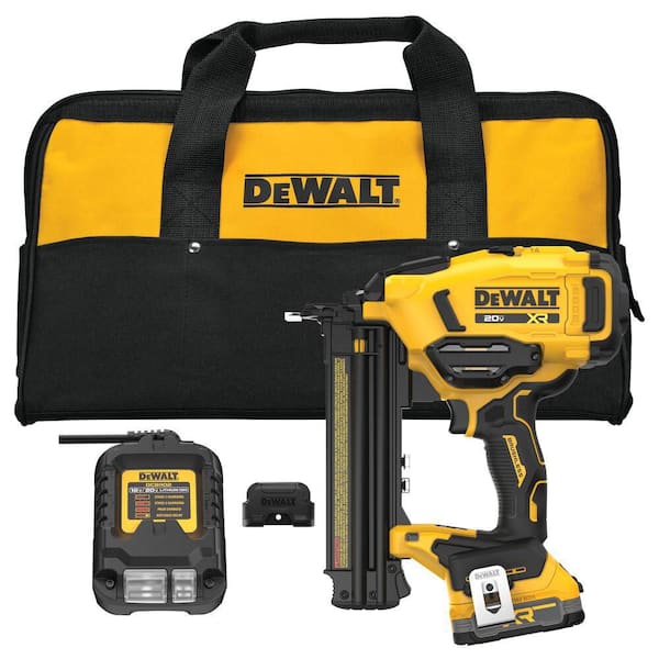 20V XR 18 Gauge Brushless Cordless 2 in. Brad Nailer Kit with POWERSTACK 1.7 Ah Battery, Charger, Tool Connect and Bag