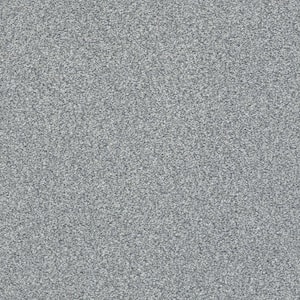 Karma I - Mineral - Gray 41.2 oz. Nylon Texture Installed Carpet