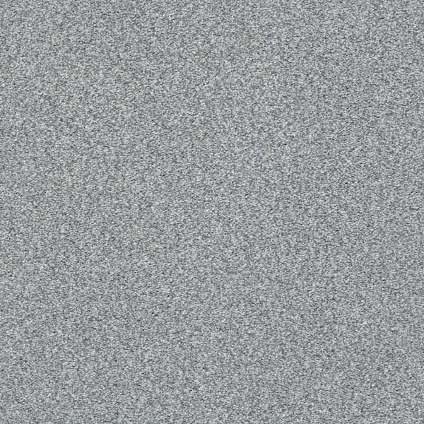 Lifeproof Karma I - Mineral - Gray 41.2 oz. Nylon Texture Installed Carpet
