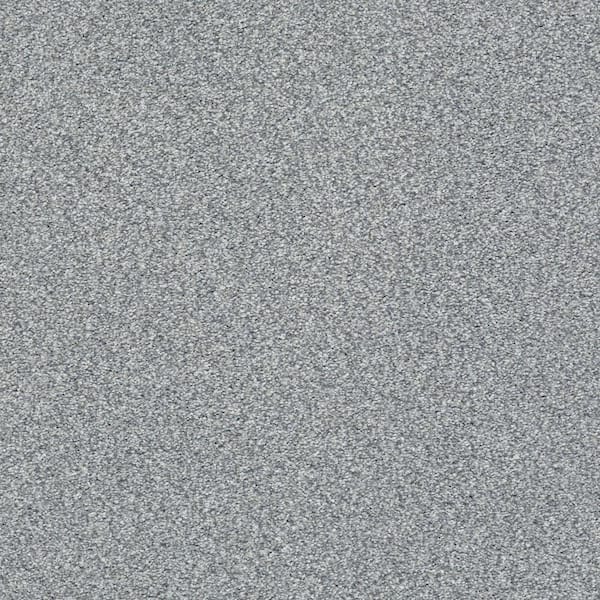 Lifeproof Karma II - Mineral - Gray 50.5 oz. Nylon Texture Installed Carpet