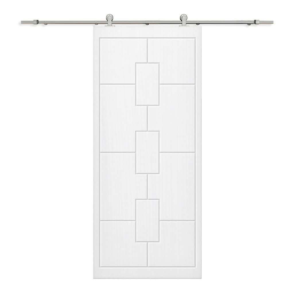 Calhome 42 In. X 96 In. White Stained Composite Mdf Paneled Interior 