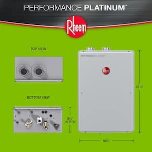 Performance Platinum 8.4 GPM Liquid Propane High Efficiency Indoor Tankless Water Heater