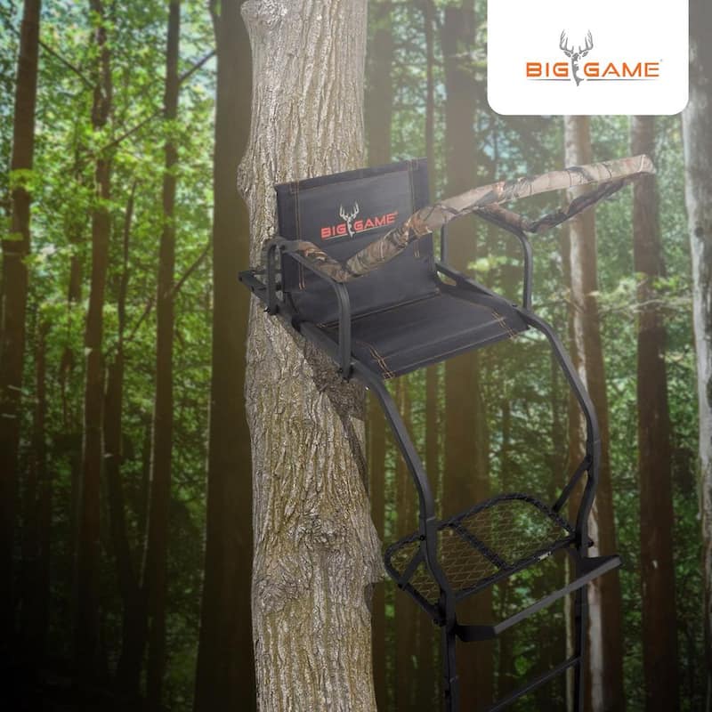 17 ft. Warrior DXT Lightweight Portable Hunting Outside Tree Stand Ladder