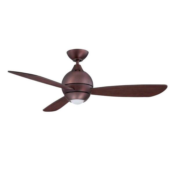 Designers Choice Collection Sphere-2 44 in. LED Oil Brushed Bronze Ceiling Fan