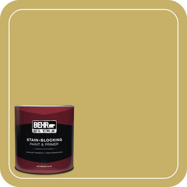 BEHR ULTRA 1 qt. #BIC-41 Champagne Grape Flat Exterior Paint & Primer