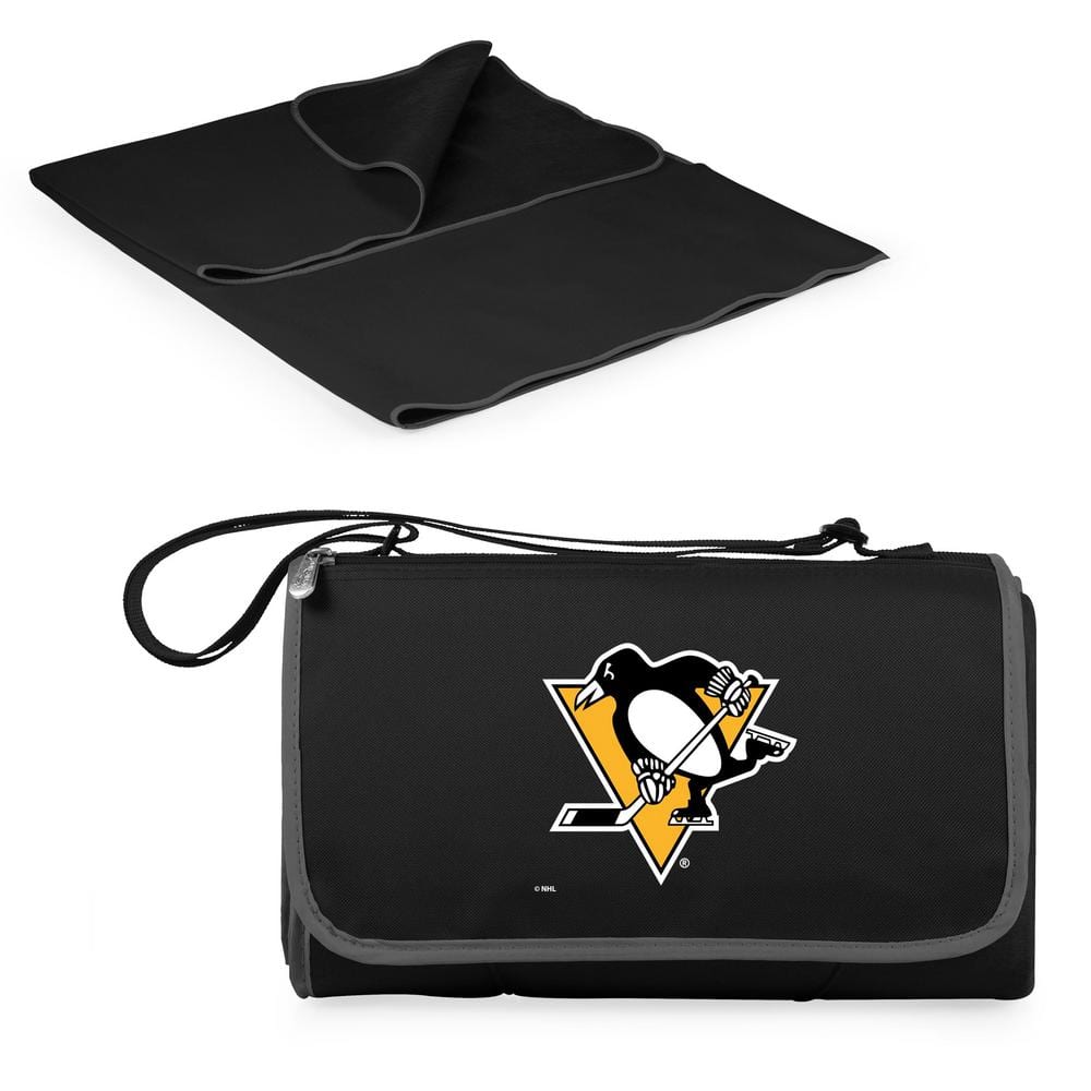 Picnic Time Pittsburgh Penguins Black Outdoor Picnic Blanket