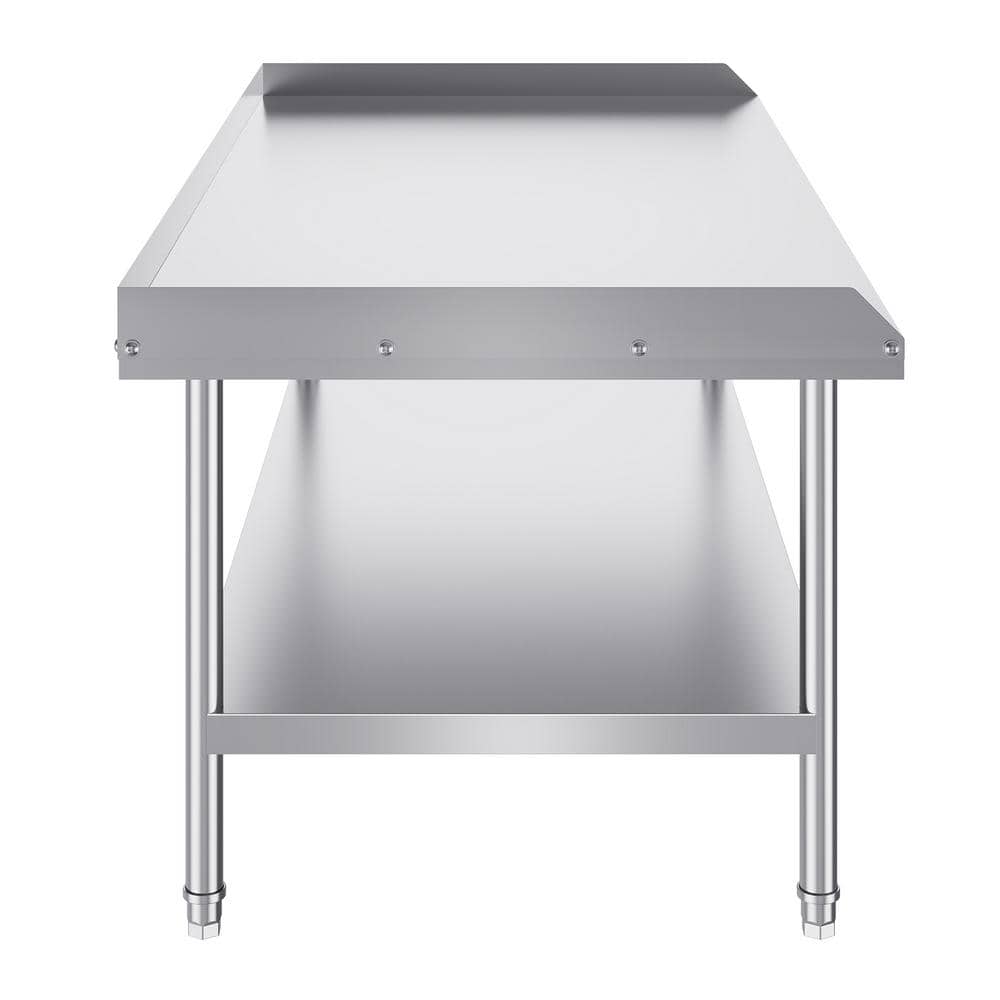 SVOPES Stainless Steel Work Table, 30 x 60 x 26 in. Commercial