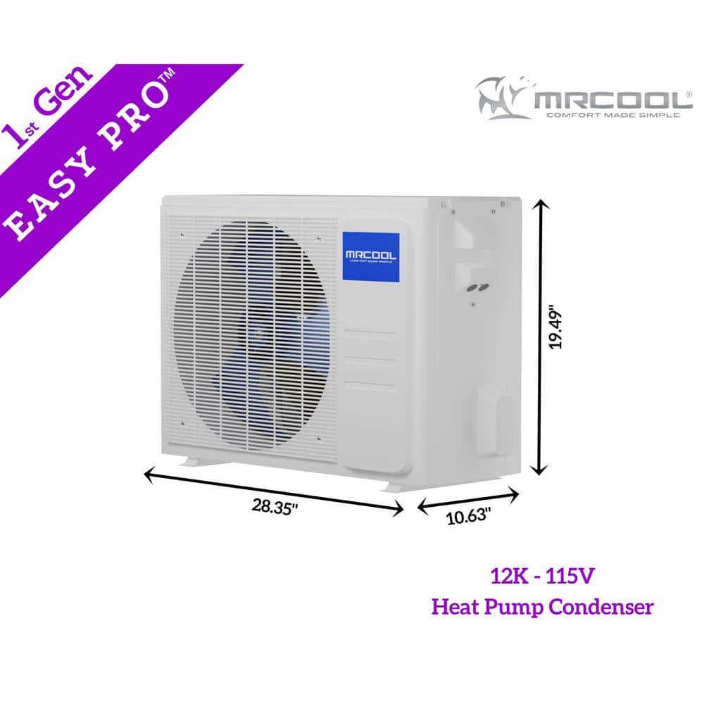 MrCool 12k BTU White Ductless Mini-Split Heat Pump System