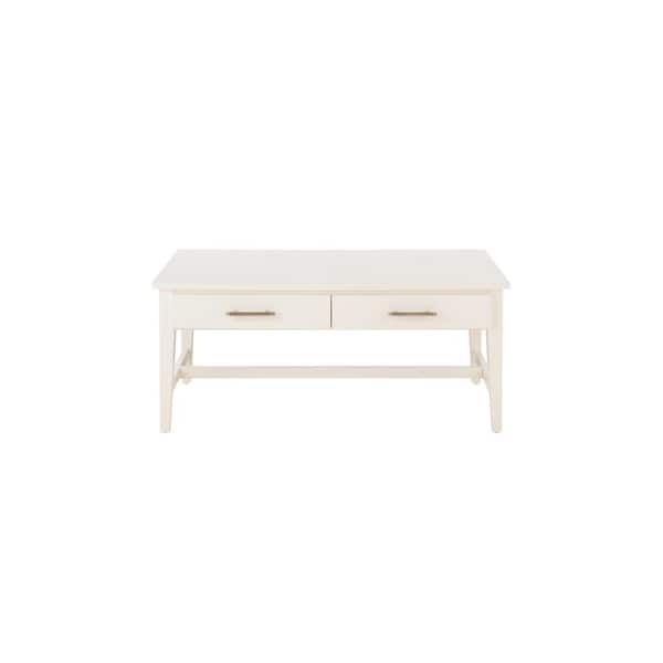 Home Decorators Collection Bellamy 42 In Ivory Large Rectangle Wood Coffee Table With 2 Drawers Sk19345g1 V The Depot - Home Decorators Collection Coffee Table