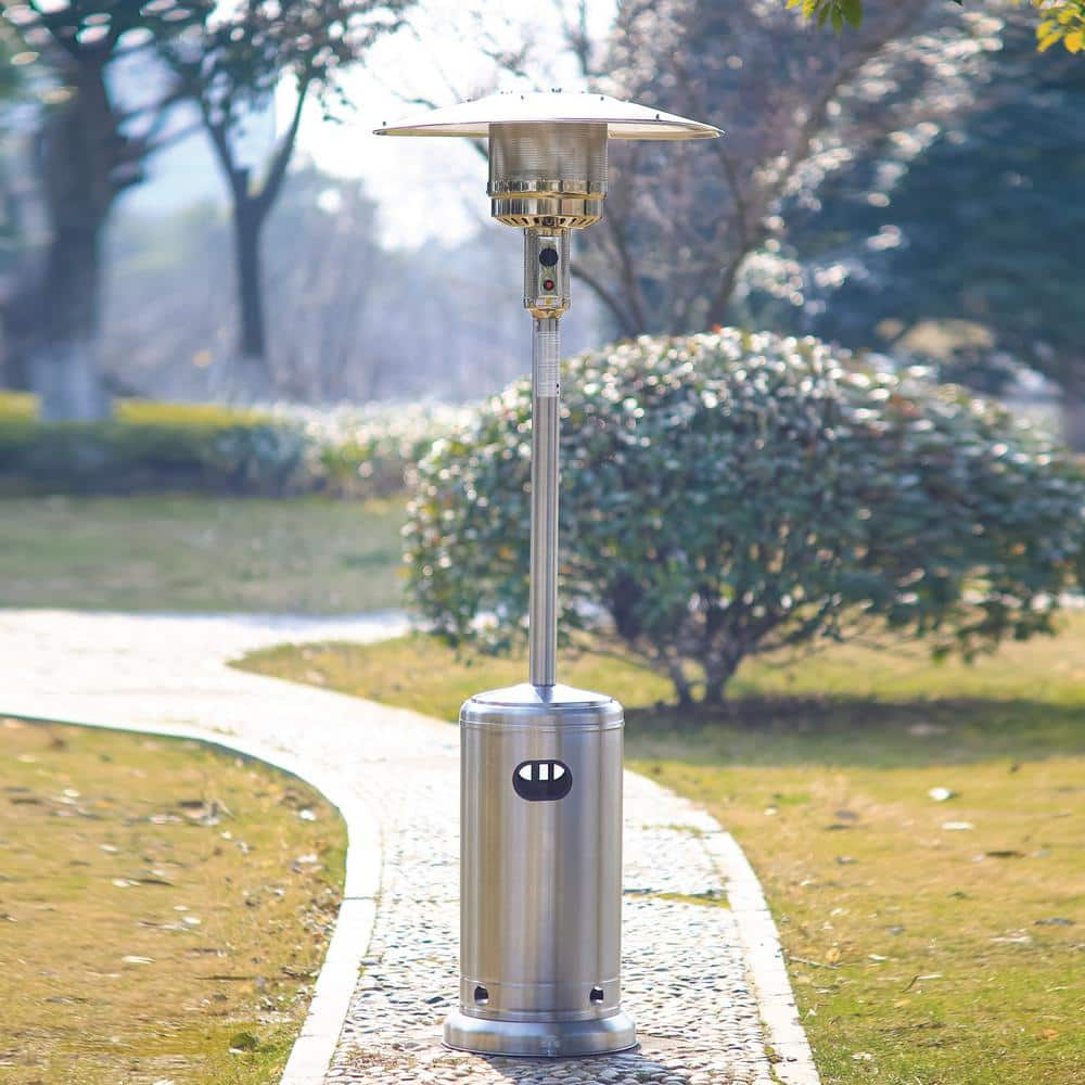 Hampton Bay 48000 Btu Stainless Steel Patio Heater Nczh G Ss The Home Depot 7968