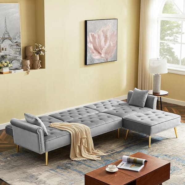 Couch Reversible Sectional Sofa Bed, Diy Twin Bed Sectional Couch