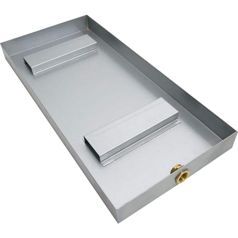 Steamspa G-Dpan Water Collecting And Drainage Pan - Stainless Steel