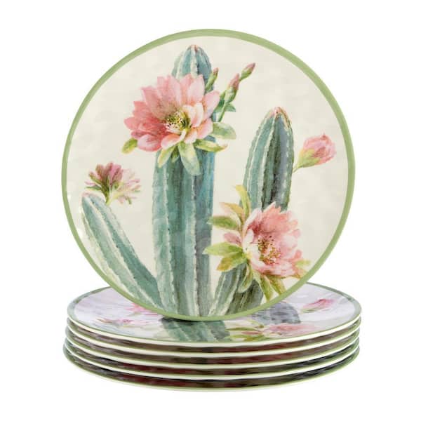 Desert Beauty Assorted Colors Dinner Plate (Set of 6)