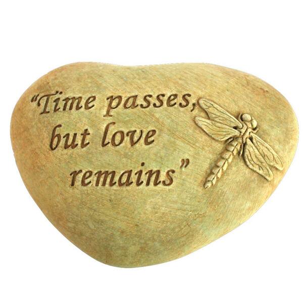 Unbranded Time Passes Garden Stone - Weathered Bronze