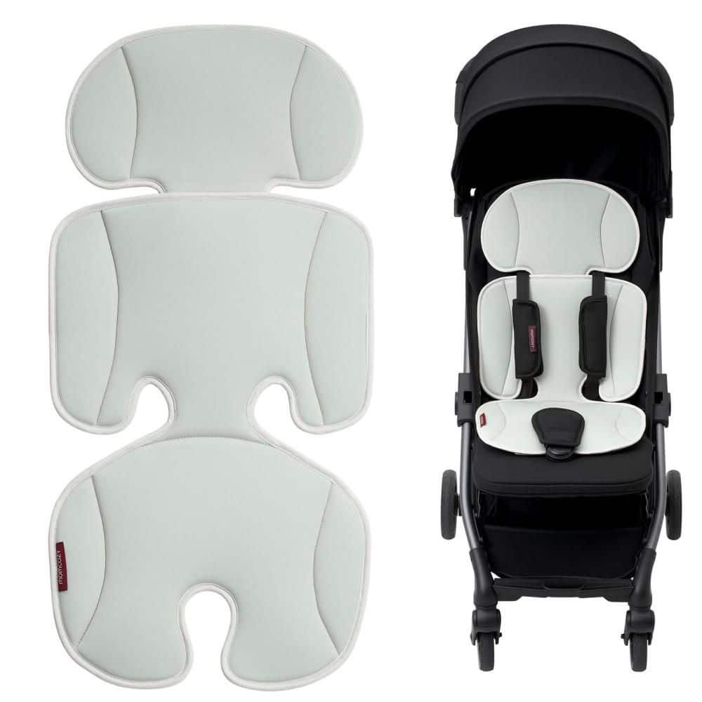 Summer Version Stroller Pad, Seat Liner, Cooling‑Touch Baby Seat Liner, Breathable 2‑Piece Detachable Cushion in Gray price history on PriceWatchPro