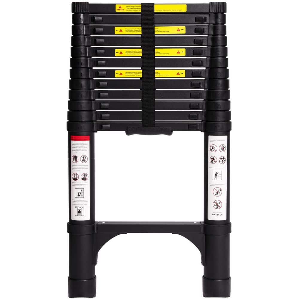 6 ft.12.5 ft. Aluminum Telescoping Extension Ladder with 330 lb. and 2 Triangle Stabilizers, Adjustable, Lightweight price history on PriceWatchPro
