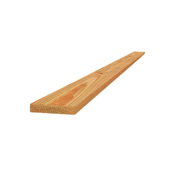 WeatherShield 1 in. x 8 in. x 8 ft. Appearance Grade Ground Contact Cedar-Tone Pressure-Treated Softwood Pine Board