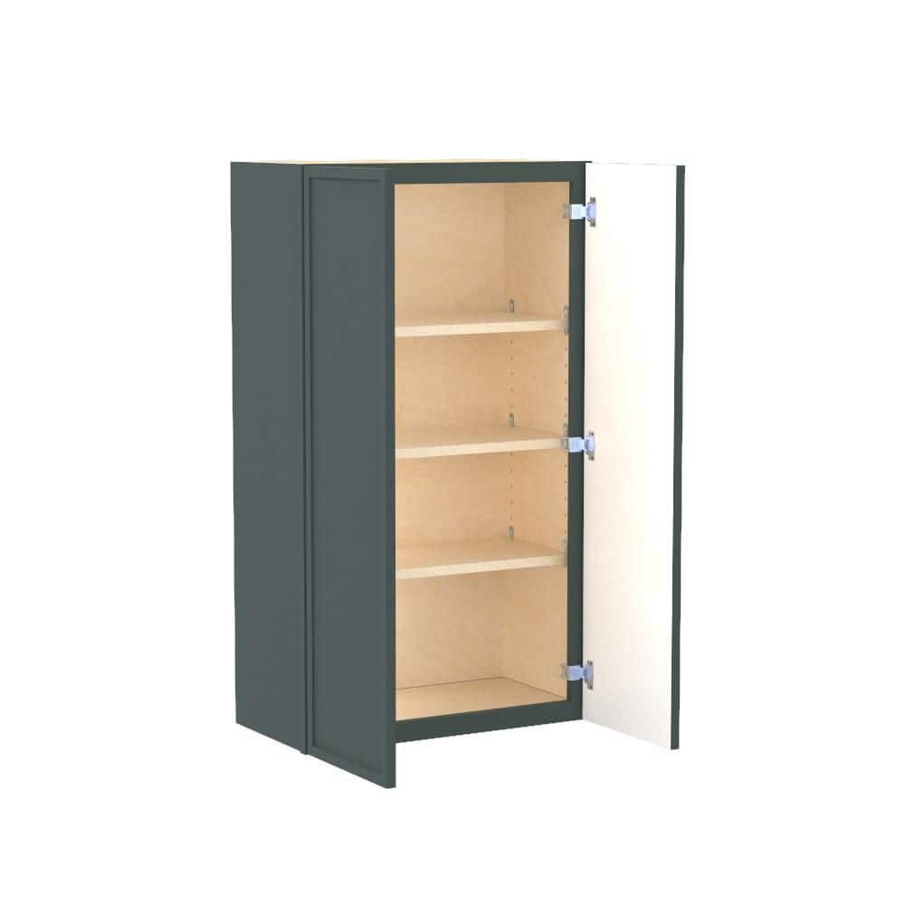 Franklin 24 in. W x 12 in. D x 42 in. H Assembled Plywood Wall Kitchen Cabinet in Verdant Green with Soft Close price history on PriceWatchPro