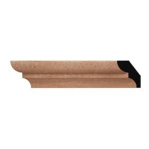 WM75 1.13 in. D x 1.25 in. W x 6 in. L Wood (Sapele) Panel Moulding Sample