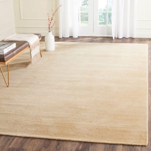 Himalaya Beige 9 ft. x 12 ft. Gradient Solid Area Rug