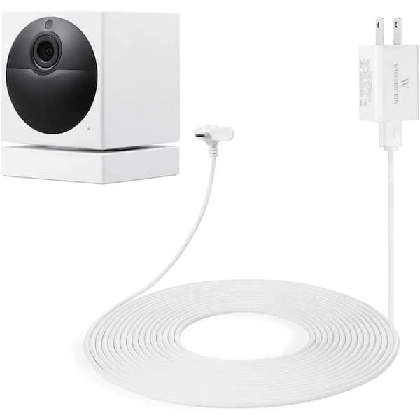 Wasserstein 25 ft. White Wyze Cam Outdoor Weatherproof Charger (Not for Wyze Cam V2/V3/Pan) (Camera Not Included)