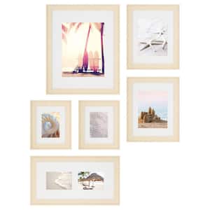 8 in. x 10 in. Beige Picture Frame (Set of 6)