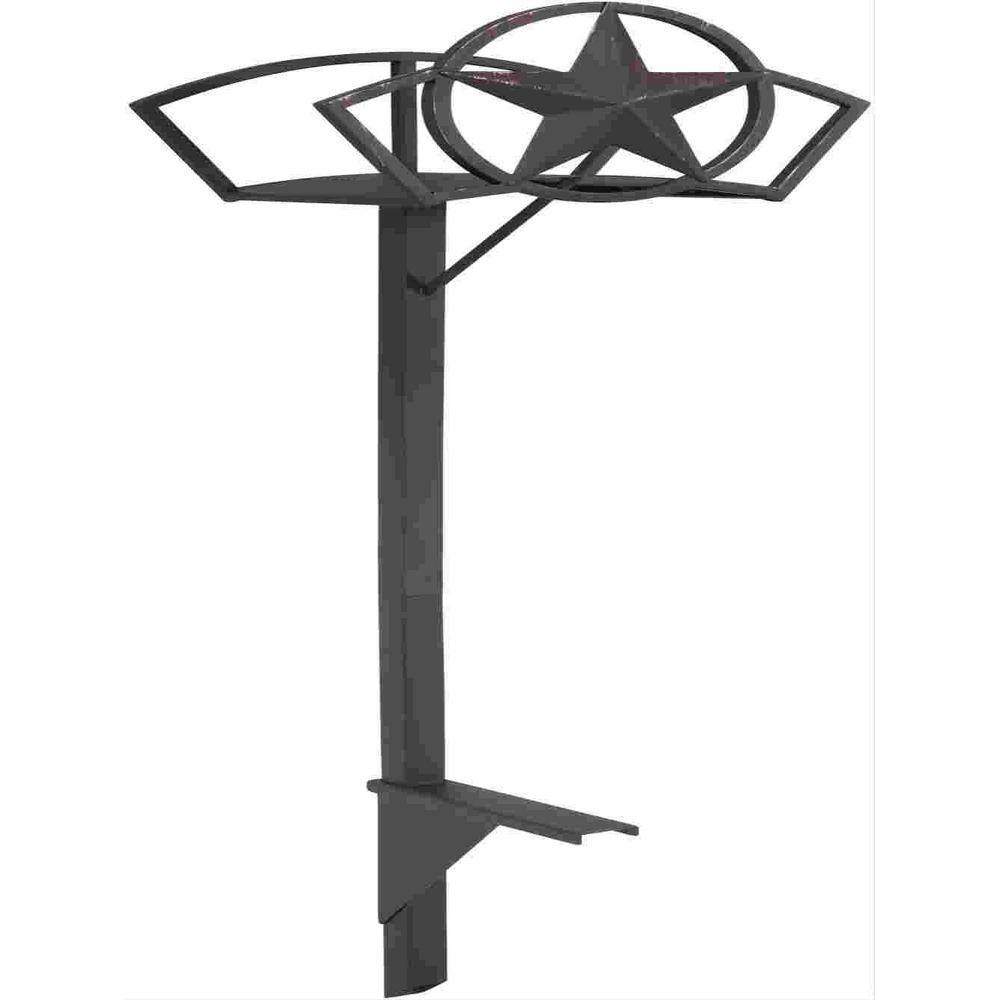 117-KD Star Hose Stand, Black