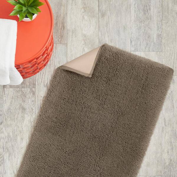 VERA WANG Eden Gray Cotton 2-Piece Bath Rug Set USHS6D1219317 - The Home  Depot