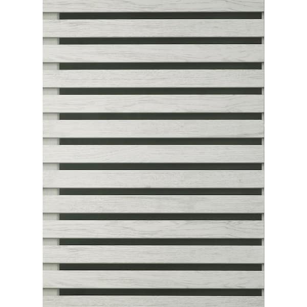 Fine Decor Marlow Charcoal Wood Slats Matte Non-pasted Paper Wallpaper