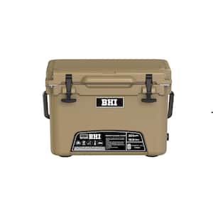 20 qt. (18.9 Liter, up to 30 Cans) Roto-Molded Insulated Chester Cooler Box, up to 5 Days for Ice Retention
