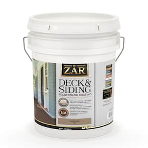 5 Gal. High Tea Exterior Deck and Siding Solid Color Coating/Stain